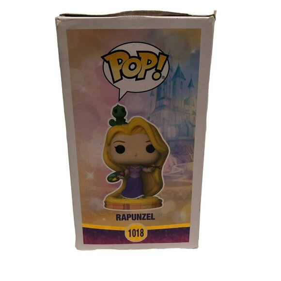 FUNKO POP RAPUNZEL 1018 DISNEY PRINCESS IN BOX WITH PROTECTOR BOX IS TLC - Picture 4 of 6